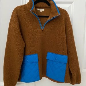 Madewell Quarter Zip Fleece